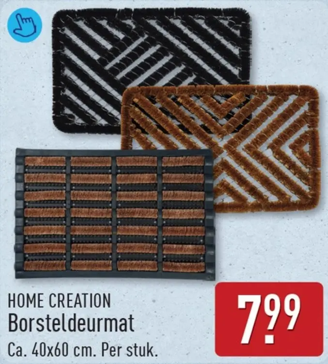 Aanbieding: Borsteldeurmat