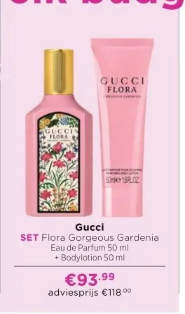 Aanbieding: SET Flora Gorgeous Gardenia