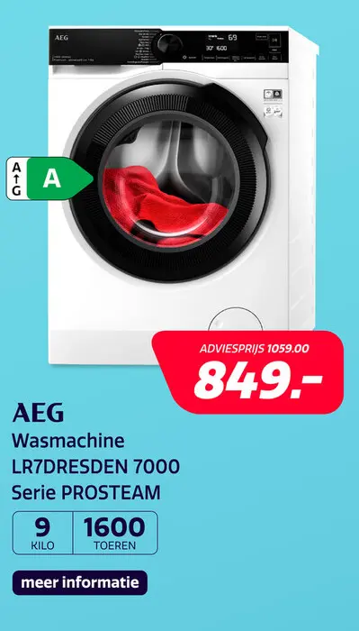 Aanbieding: AEG LR7DRESDEN 7000 SERIE PROSTEAM