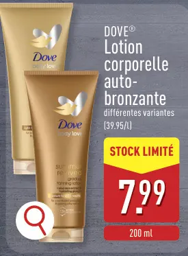Offre: Lotion corporelle auto-bronzante