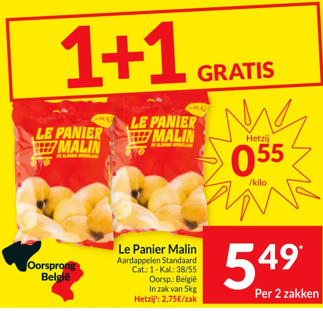 Promotie: Aardappelen Standaard