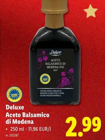 Promotie: Aceto Balsamico di Modena
