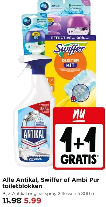 Aanbieding: Toiletblokken, duster of luchtverfrisser