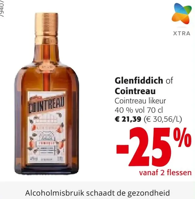 Aanbieding: Glenfiddich of Cointreau