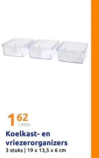Aanbieding: Koelkast- en vriezerorganizers