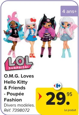 Offre: O.M.G. Loves Hello Kitty & Friends - Poupée Fashion