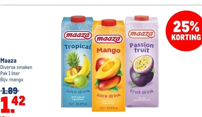 Aanbieding: Maaza