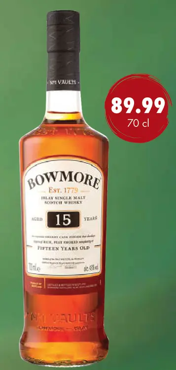 Aanbieding: Bowmore Islay Single Malt Scotch Whisky