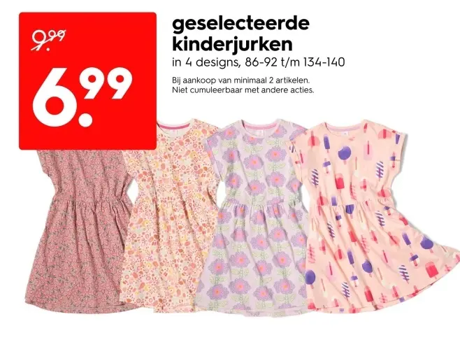 Promotie: geselecteerde kinderjurken