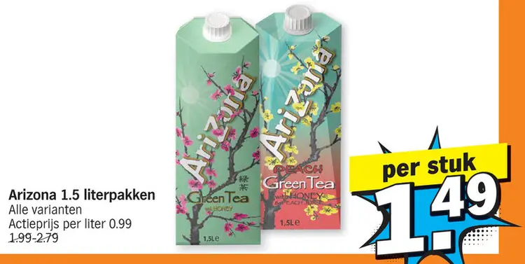 Promotie: 1.5 literpakken