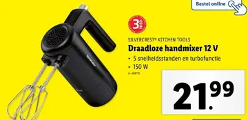 Aanbieding: Draadloze handmixer