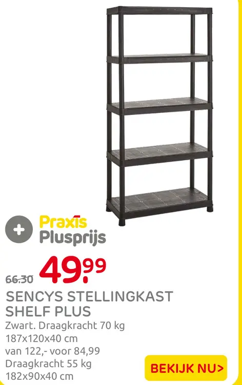 Aanbieding: Stellingkast shelf plus