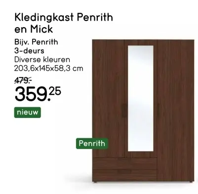Aanbieding: Kledingkast Penrith en Mick