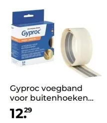 Aanbieding: Gyproc voegband voor buitenhoeken