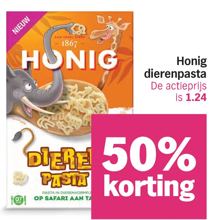 Aanbieding: dierenpasta