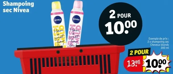 Offre: Shampoing sec