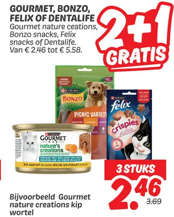 Gourmet, Bonzo, Felix of Dentalife