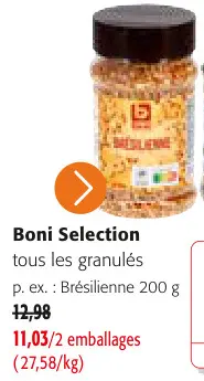 Offre: Tous les granulés