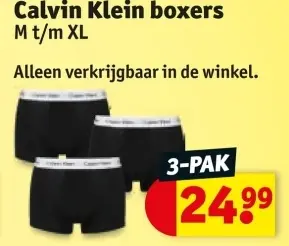 Aanbieding: Calvin Klein boxers