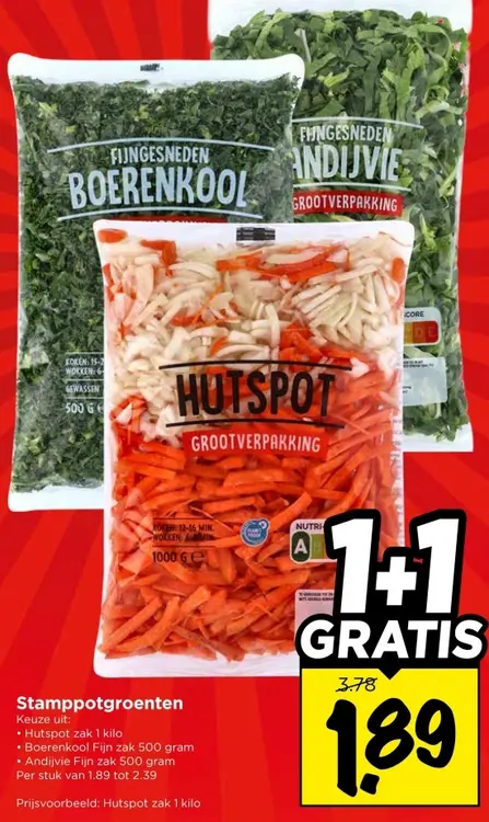 Aanbieding: Stamppotgroenten