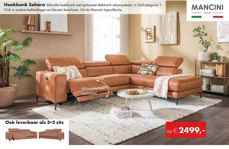 Aanbieding: Sahara hoekbank