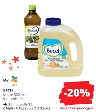 Aanbieding: BECEL slaolie of frituurolie