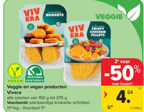 Promotie: Veggie en vegan producten