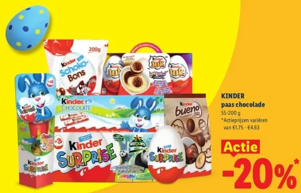Aanbieding: Paas chocolade