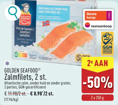 Promotie: Zalmfilets