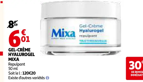 Offre: Gel-crème Hyalurogel
