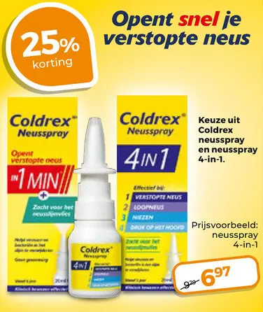 Aanbieding: Coldrex Neusspray