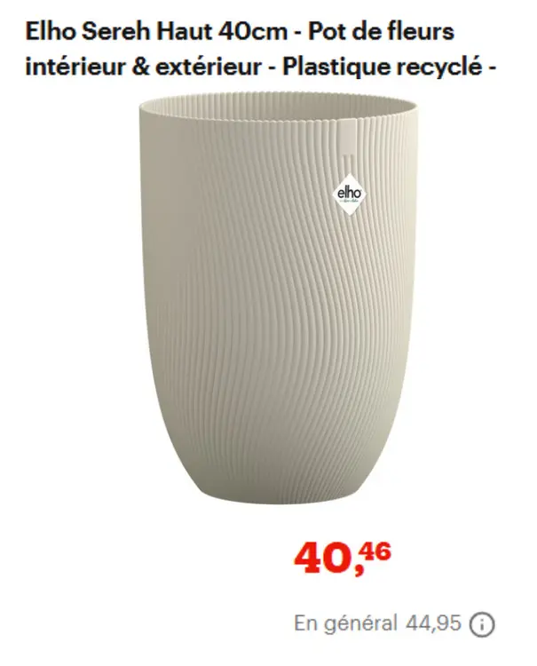 Offre: Elho sereh haut