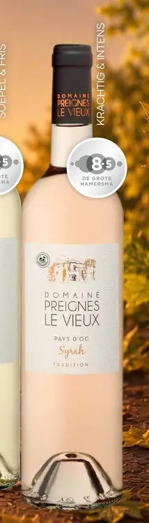 Aanbieding: Domaine Preignes Le Vieux Pays d'Oc Syrah Tradition (€34 per doos)