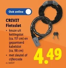 Promotie: Fietsslot