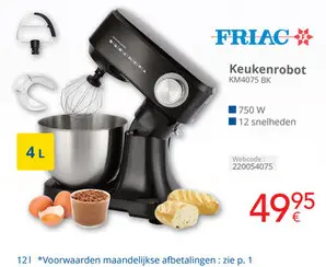 Promotie: Keukenrobot KM4075 BK