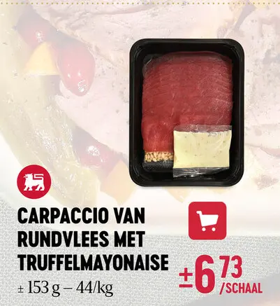 Promotie: Carpaccio | Truffelsaus