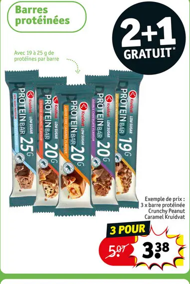 Offre: Barres protéinées