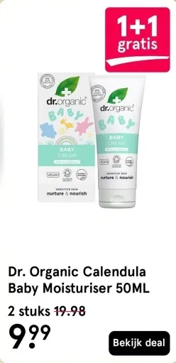 Aanbieding: Calendula Baby Moisturiser