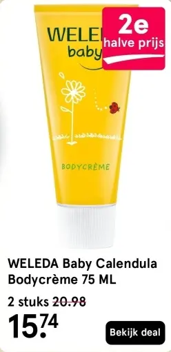 Aanbieding: Baby Calendula Bodycrème