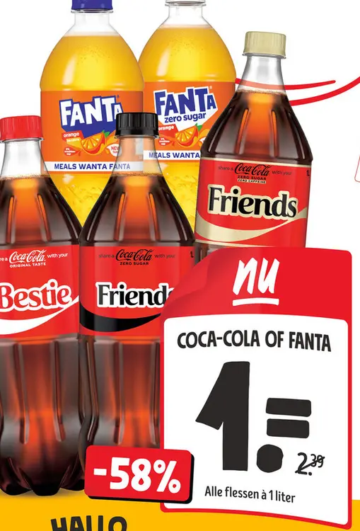 Aanbieding: Coca-Cola of Fanta