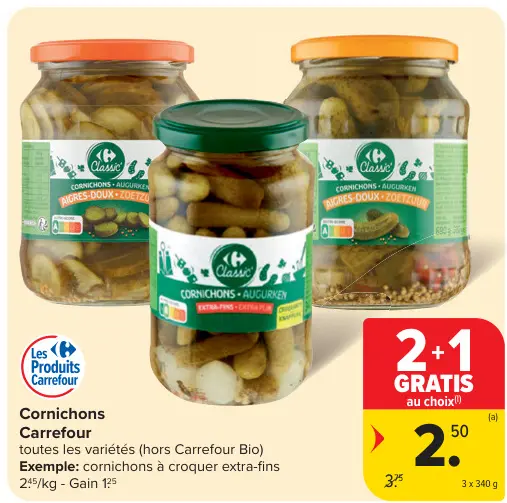 Offre: Cornichons
