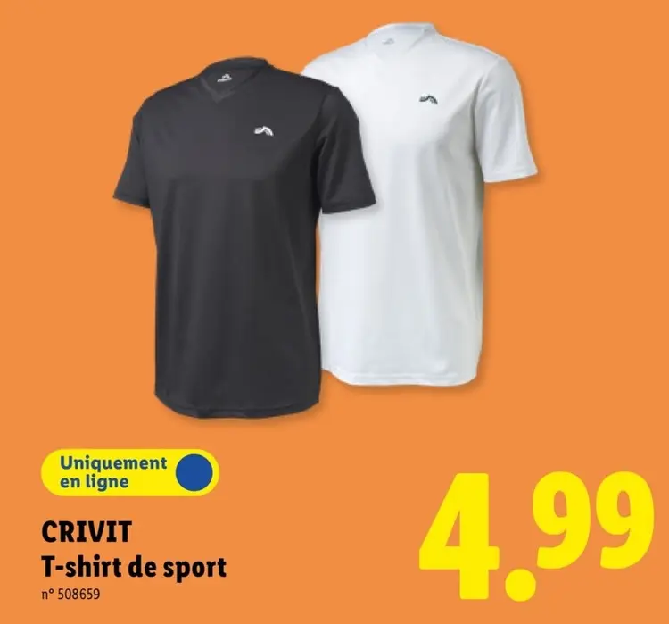 Offre: T-shirt de sport