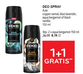 Aanbieding: Axe DEO SPRAY