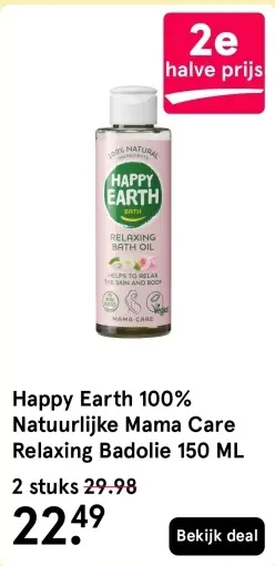 Aanbieding: Natuurlijke Mama Care Relaxing Badolie