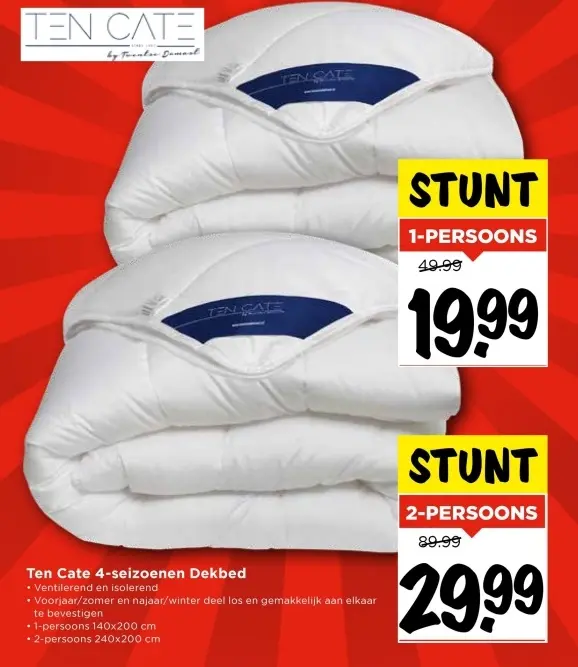 Aanbieding: 4-seizoenen Dekbed