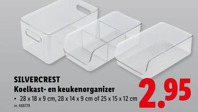 Promotie: Koelkast- en keukenorganizer
