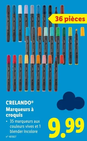Offre: Marqueurs à croquis