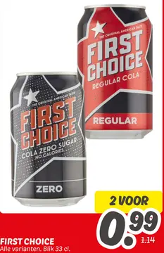 Aanbieding: First choice
