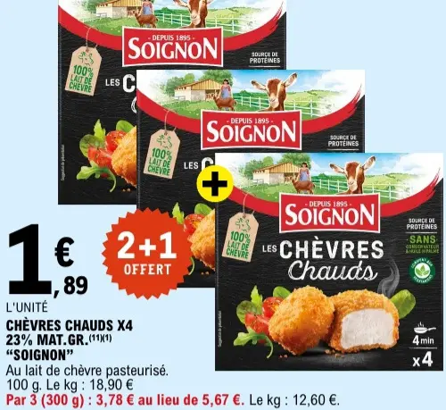Offre: Chèvres Chauds X4