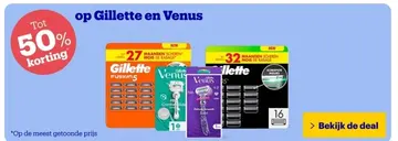 Aanbieding: Gillette en Venus